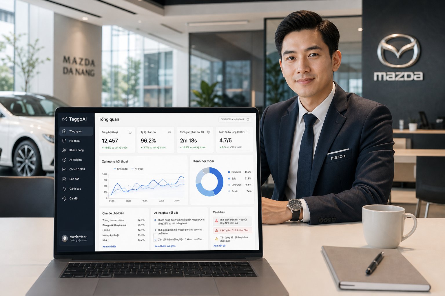7 chỉ số chăm sóc khách hàng nhà quản lý vận hành nên theo dõi bằng AI analytics